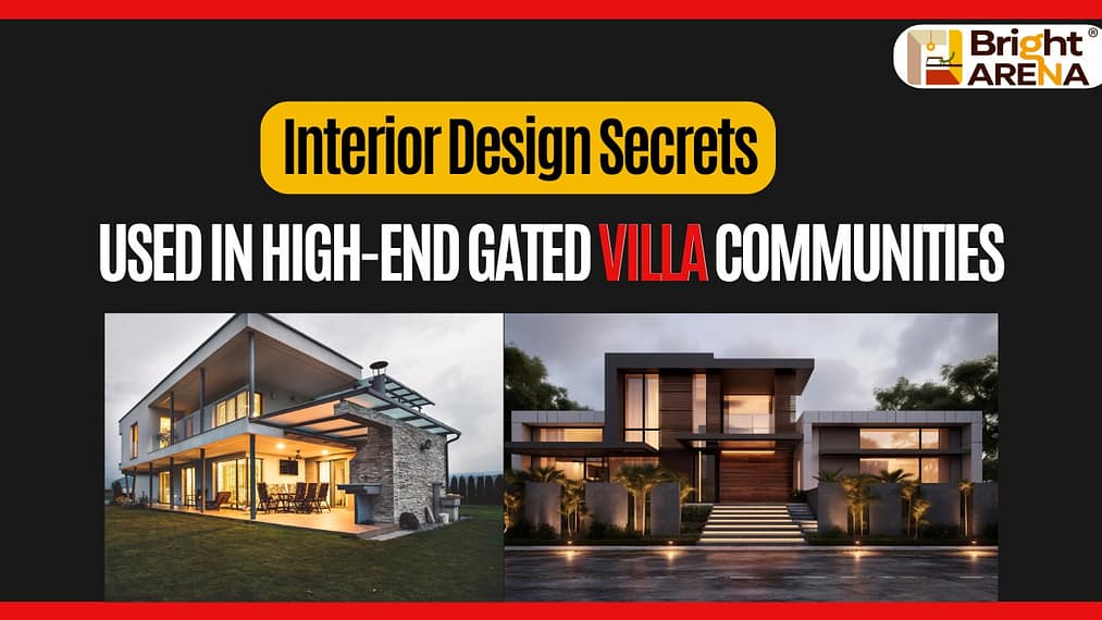 Luxury villa interior design inspiration used in high-end gated villa communities by the best villa interior designers in Hyderabad