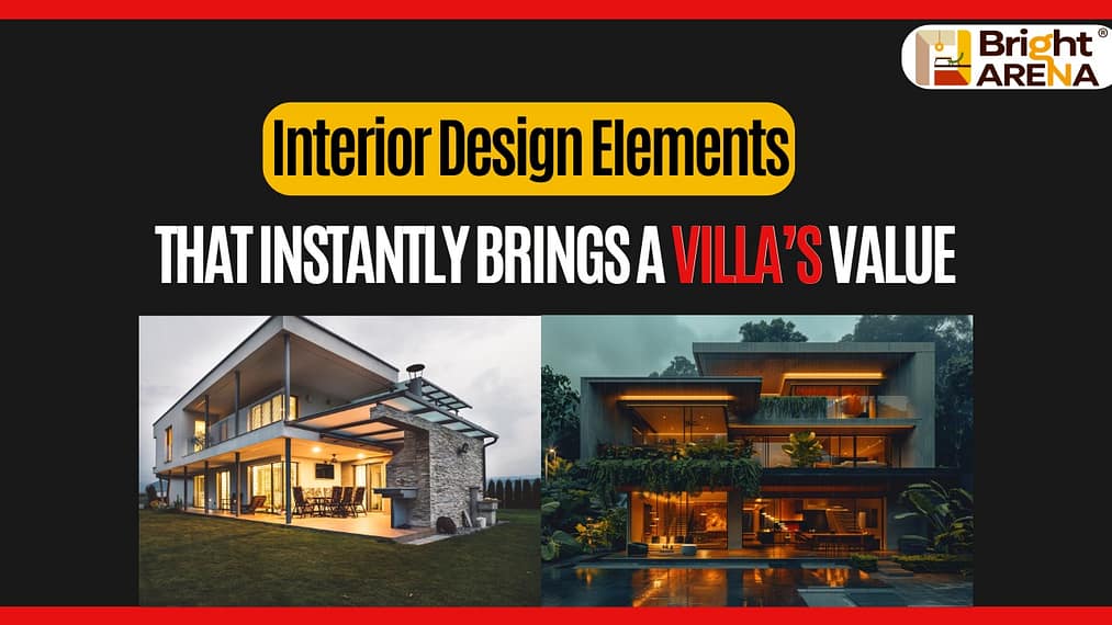 Modern luxury villa showcasing premium interior design elements that instantly increase property value, featuring elegant lighting, open layouts, and high-end finishes.